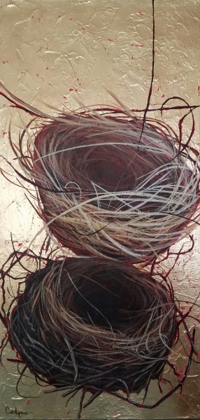Click here to view A Wren and 2 Horses by Carlynne Hershberger