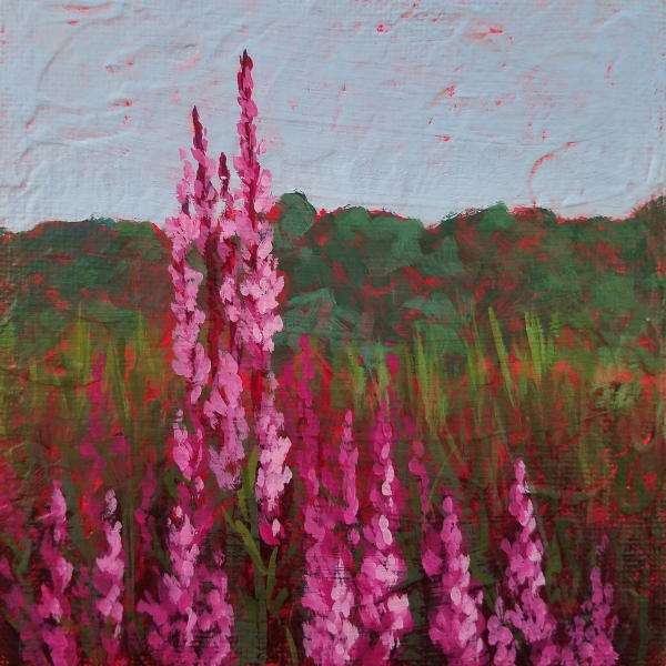 Pink Flowers by Carlynne Hershberger