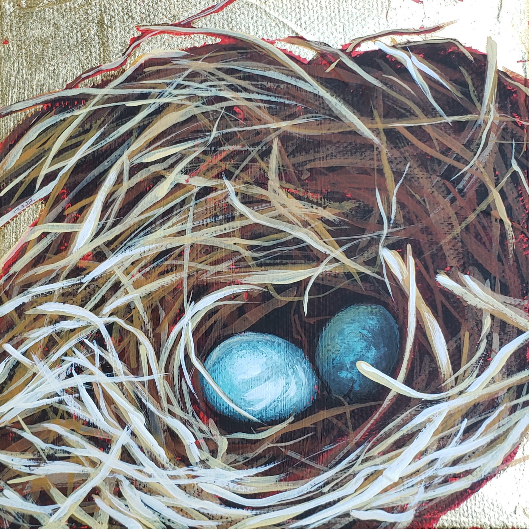 Blue Times Two by Carlynne Hershberger