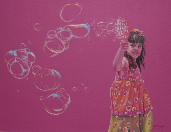 Kayla with Bubbles by Carlynne Hershberger